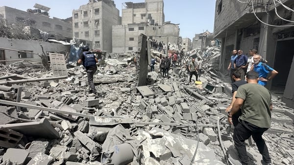 Israeli warplanes bombed houses around Al-Awda Hospital in Beit Lahia town in northern Gaza