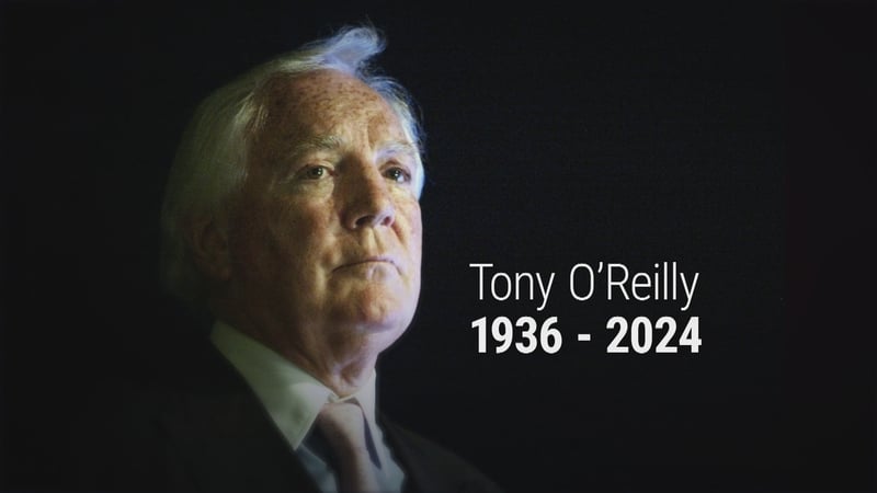 Businessman Tony O'Reilly dies aged 88 after short illness