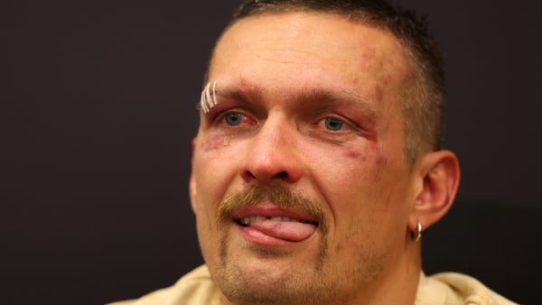 Oleksandr Usyk the day after beating Fury