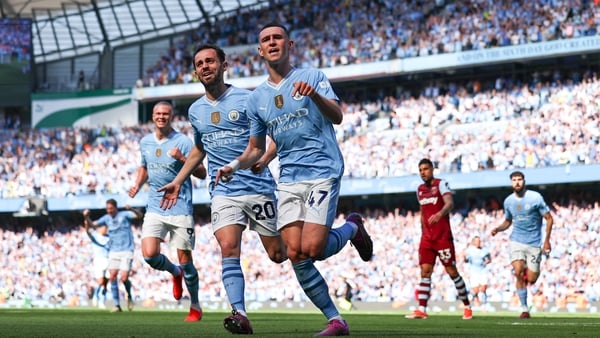 Phil Foden finishes the campaign with 19 Premier League goals