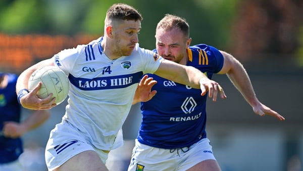 Evan O'Carroll of Laois finished with a personal tally of four points
