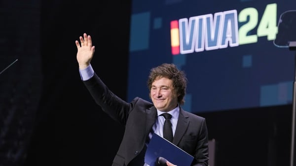 Argentine President Javier Milei made the remark at a far-right rally in Madrid