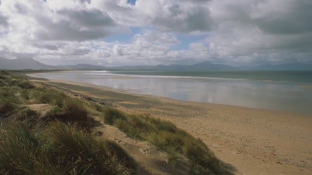 A view of the Banna Strand coast