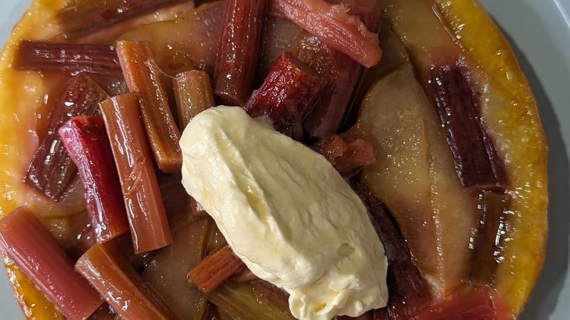 Kevin Dundon's pear & rhubarb honey tart: Today