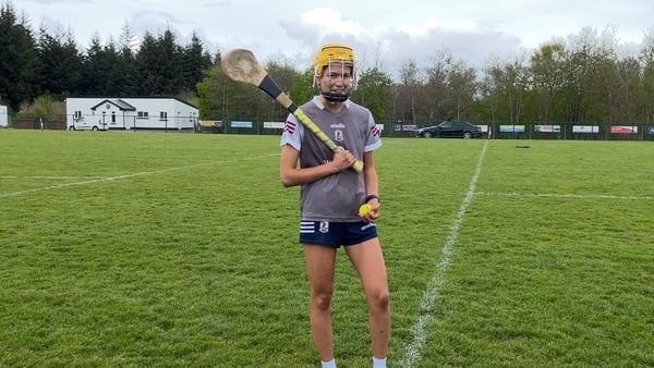 Caoimhe has been playing camogie since before she started school and says it has been a great outlet while she prepares for her Leaving Cert