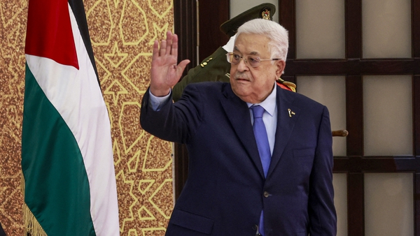 President of the Palestinian Authority, Mahmoud Abbas, spoke to Taoiseach Simon Harris by phone this evening (file image)