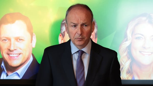 Micheál Martin said he would discuss the matter with Niall Blaney after the press conference (Photo credit: RollingNews.ie)