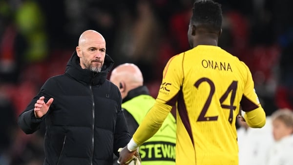 Erik ten Hag and Andre Onana