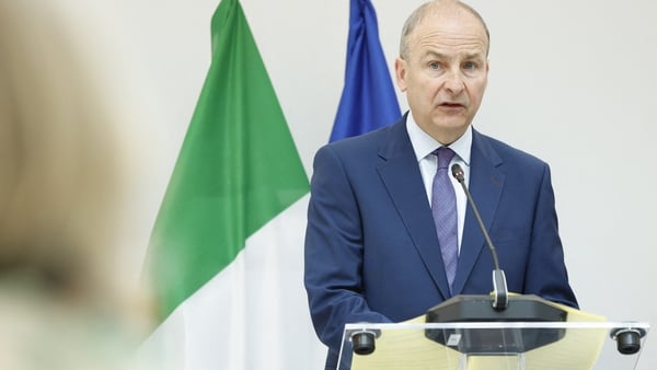 Tánaiste Micheál Martin made the comments during a joint press conference in Brussels