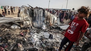 Dozens killed in strike on Rafah site, say Gaza officials
