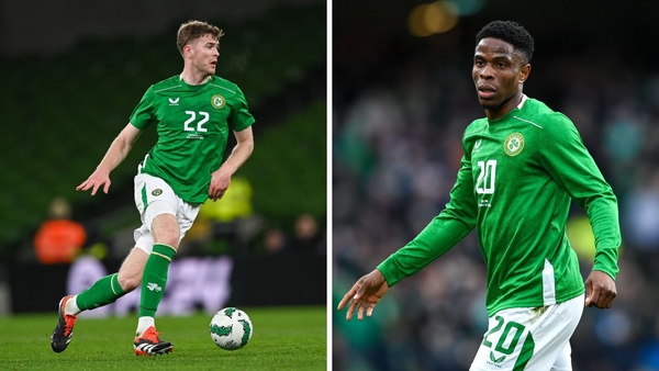 Republic of Ireland internationals Nathan Collins and Chiedozie Ogbene