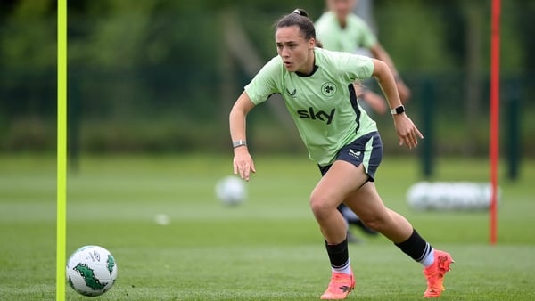 Jess Ziu in Ireland training this week