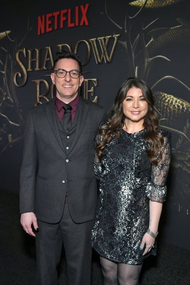 Eric Heisserer and Christine Boylan attend Netflix s Shadow Bone Season 2 Premiere