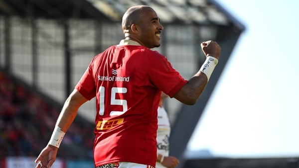 Simon Zebo will have another chance to run out in front of the Thomond Park faithful