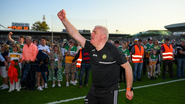 Leo O'Connor celebrates All-Ireland under-20 success with Offaly at Nowlan Park