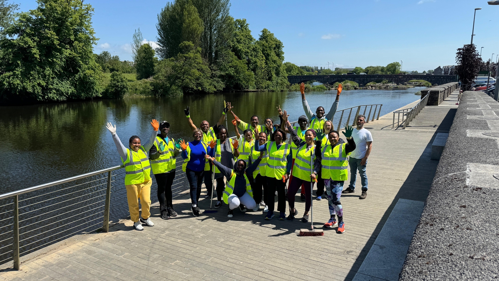 International volunteers boost Fermoy’s Tidy Towns bid