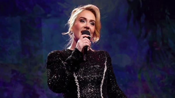 Adele (pictured earlier this year during her Las Vegas residency) was cheered by the audience