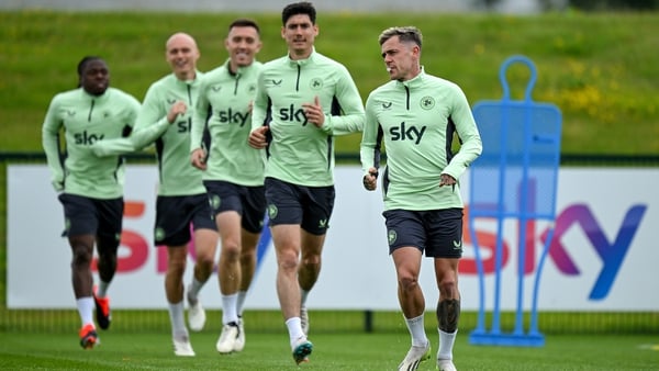 Sammie Szmodics training with the squad on the eve of the Hungary game