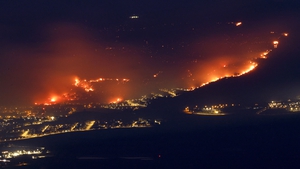 Rockets from Lebanon strike Israel causing forest fires