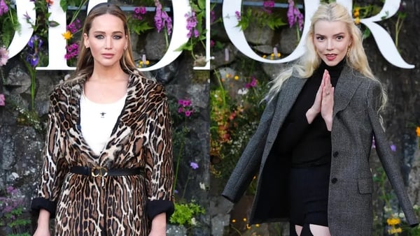 Stars like Jennifer Lawrence and Anya Taylor-Joy descended on Drummond Castle for Dior's Cruise 2025 show (Andrew Milligan/PA)