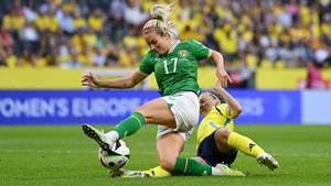 Euro 2025 qualifier: Sweden 1-0 Ireland recap
