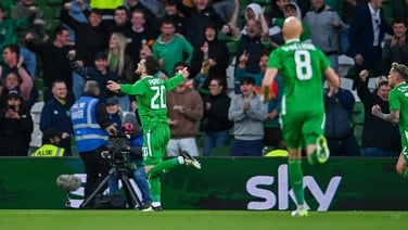 Troy Parrott strikes late on for Ireland win