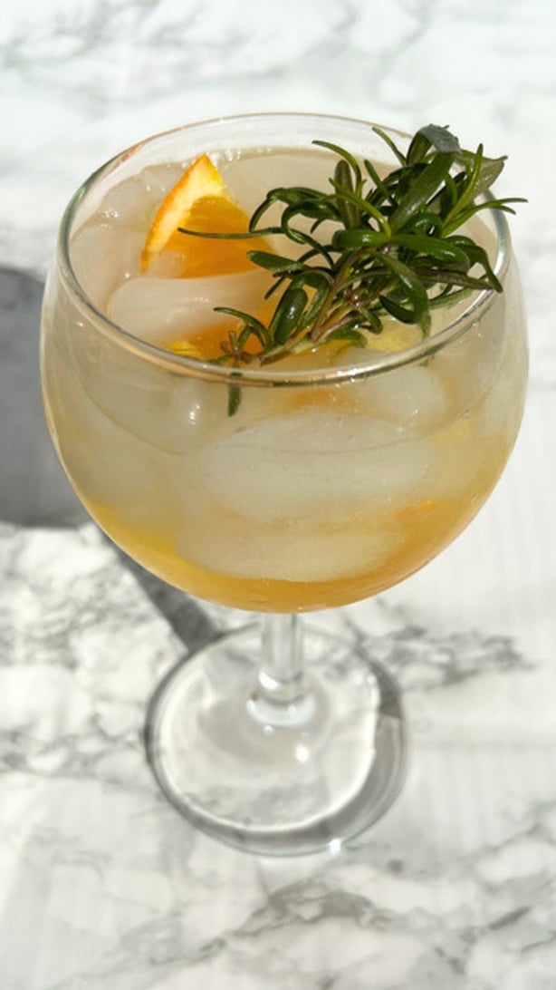 Rachel Khoo's homemade orange and ginger spritzer