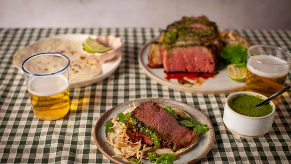 Off Duty Chef: Strip Steak Tacos with Chimichurri