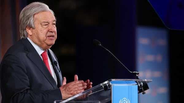 UN Secretary-General António Guterres said 'we need an exit ramp off the highway to climate hell'