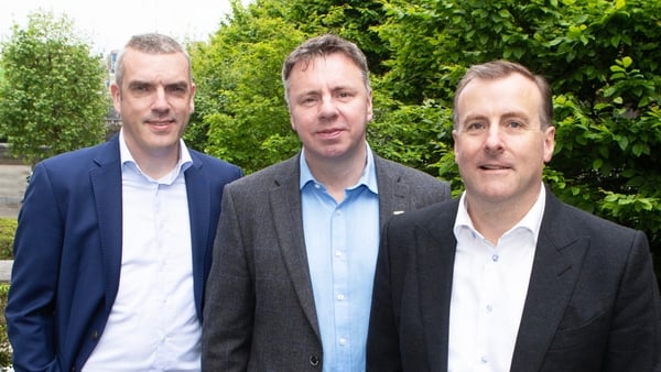 (L-R) Joe Higgins, BGF; John Cleary, Founder and CEO, Eventmaster; and Fergal Mooney, Chairman, Eventmaster