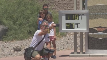 Watch: Tourists flock to Death Valley in heatwave
