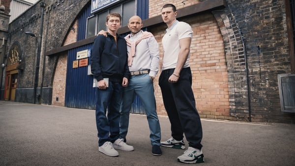 Lewis Bridgeman as Barney Mitchell, Roland Manookian and Teddy Mitchell and Elijah Holloway as Harry Mitchell