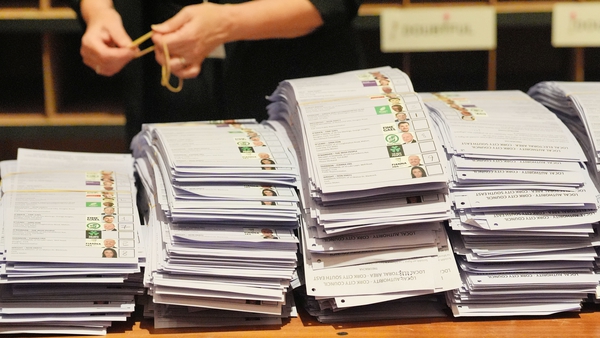 Counting continued late into the night in number of counties (file image)