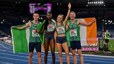 Ireland's relay team make history on golden night