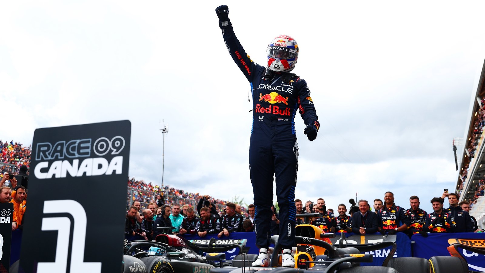 Verstappen emerges with the spoils from messy Montreal