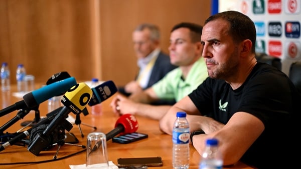 John O'Shea meets the media ahead of Irealnd's friendly against Portugal