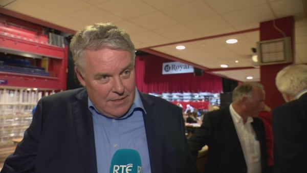 Former RTÉ journalist Ciaran Mullooly pictured at the Midlands-North-West count centre