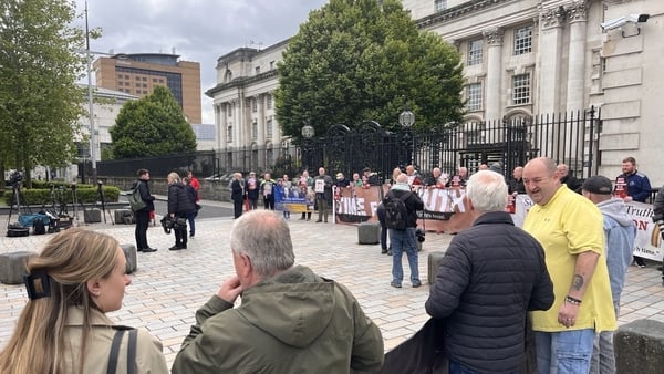 Legacy campaigners gathered at Belfast's Court of Appeal