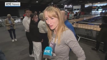 Clare Daly reacts to losing her seat