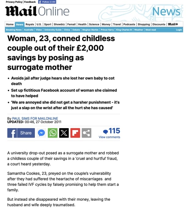 Daily Mail Article 