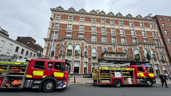 Several Dublin Fire Brigade units are at the scene (pic:RollingNews.ie)