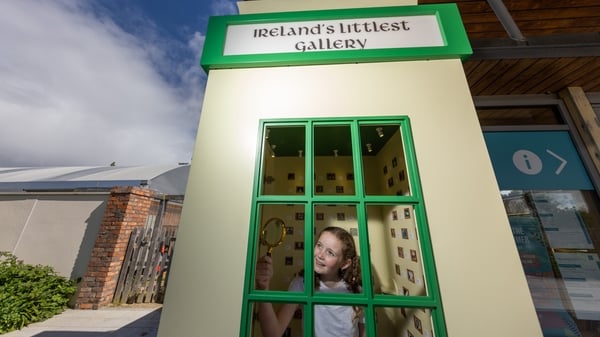 Olivia is in Ireland's Littlest Art Gallery. Photo: Naoise Culhane