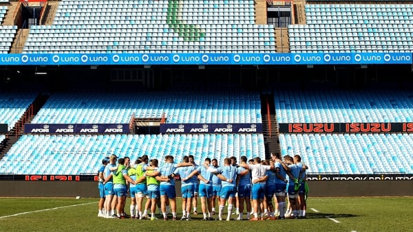 Leinster at training in Loftus Versfeld on Friday