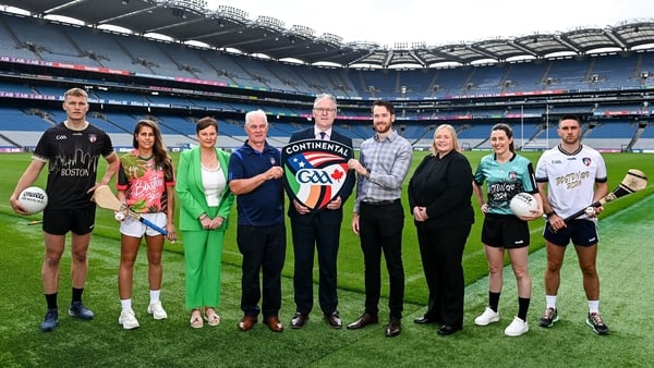 GAA president Jarlath Burns was on hand for the CYC Launch at Croke Park on Monday