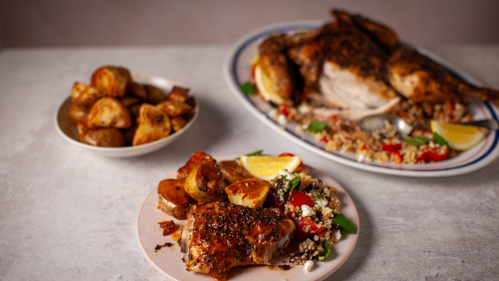 Off Duty Chef: Spatchcock chicken and bulgur wheat