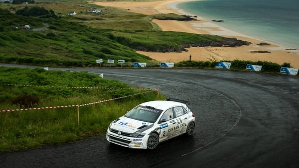 2023 Donegal International Rally winners Callum Devine and Noel O'Sullivan (Pic: D Harrigan Images)