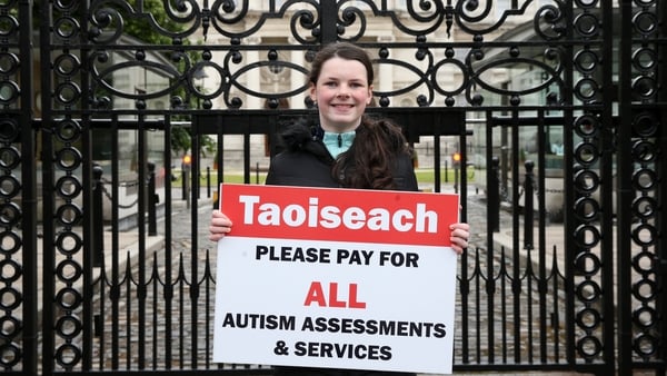 Cara Darmody is among those who have been protesting at Leinster House (Pic: RollingNews.ie)