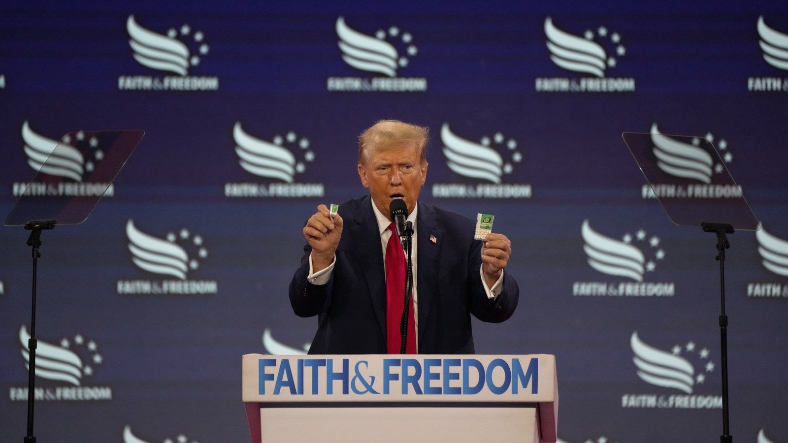 'You have to vote' Trump tells US evangelical Christians
