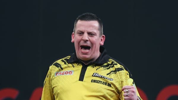 Dave Chisnall had plenty to celebrate in Germany