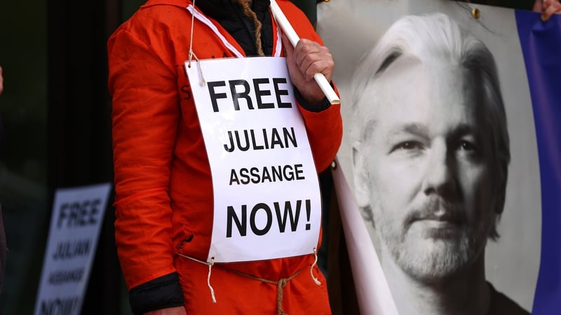 Assange has been released from London's Belmarsh prison. Photo: Getty Images